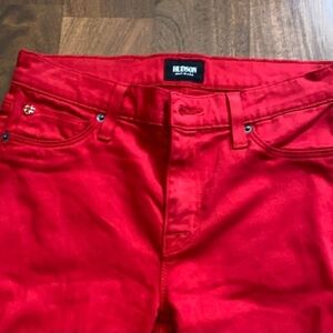 Hudson Jeans Red Skinny Women Jeans